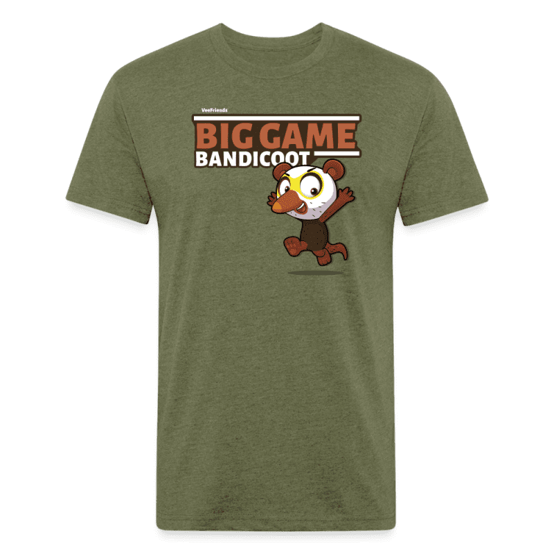 Big Game Bandicoot Character Comfort Adult Tee - heather military green