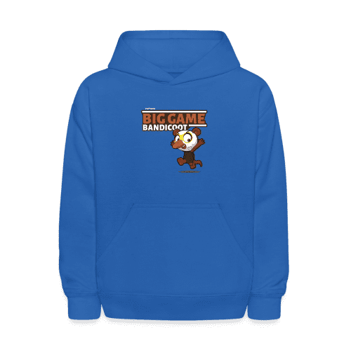 Big Game Bandicoot Character Comfort Kids Hoodie - royal blue