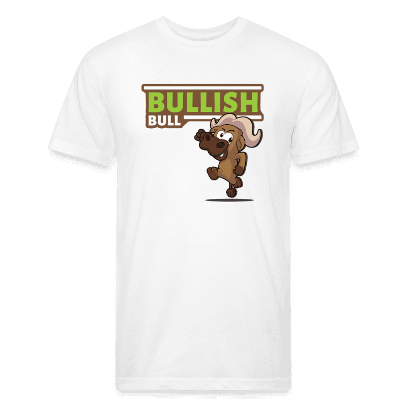 Bullish Bull Character Comfort Adult Tee - white