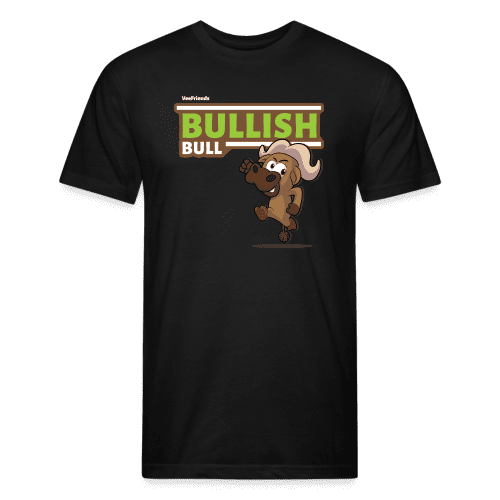 Bullish Bull Character Comfort Adult Tee - black