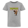 Bullish Bull Character Comfort Kids Tee - heather gray