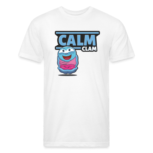 Calm Clam Character Comfort Adult Tee - white