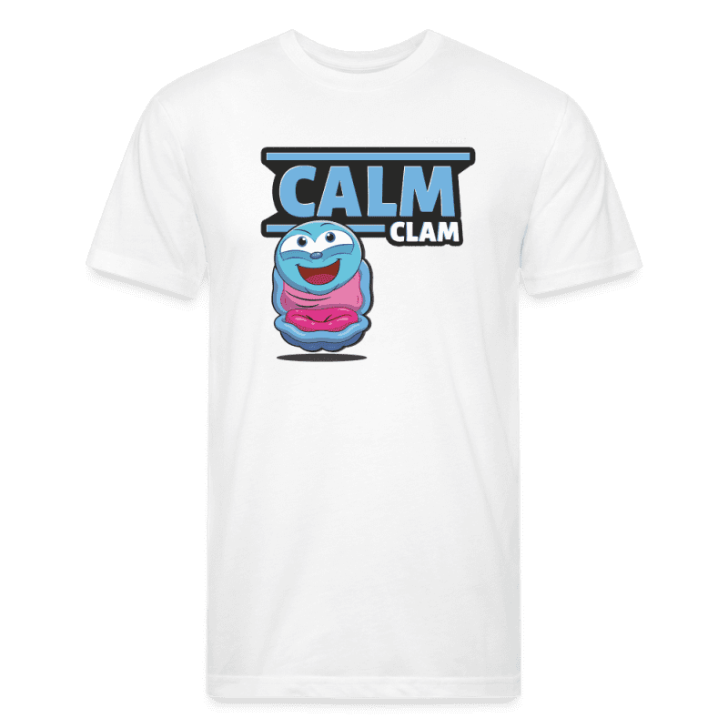 Calm Clam Character Comfort Adult Tee - white