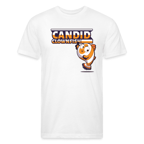 Candid Clownfish Character Comfort Adult Tee - white