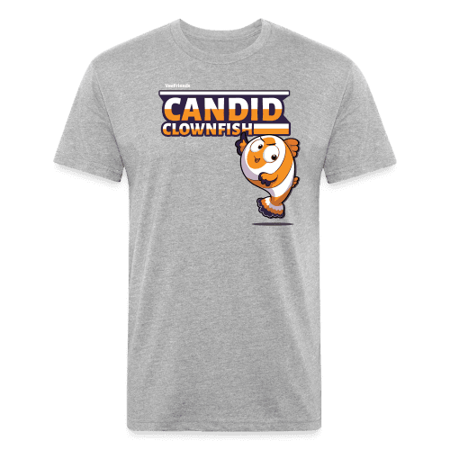 Candid Clownfish Character Comfort Adult Tee - heather gray