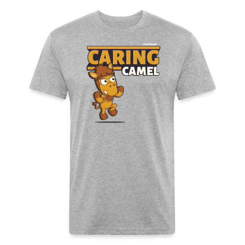 Caring Camel Character Comfort Adult Tee - heather gray