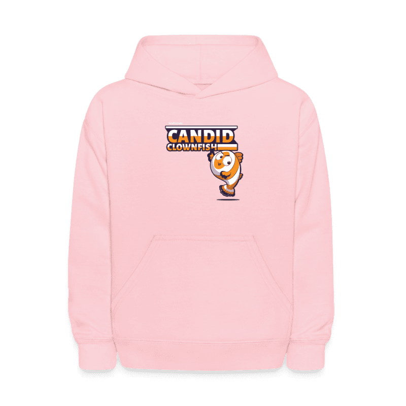 Candid Clownfish Character Comfort Kids Hoodie - pink