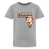 Candid Clownfish Character Comfort Kids Tee - heather gray