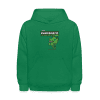 Charismatic Chameleon Character Comfort Kids Hoodie - kelly green