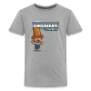 Considerate Cowboy Character Comfort Kids Tee - heather gray