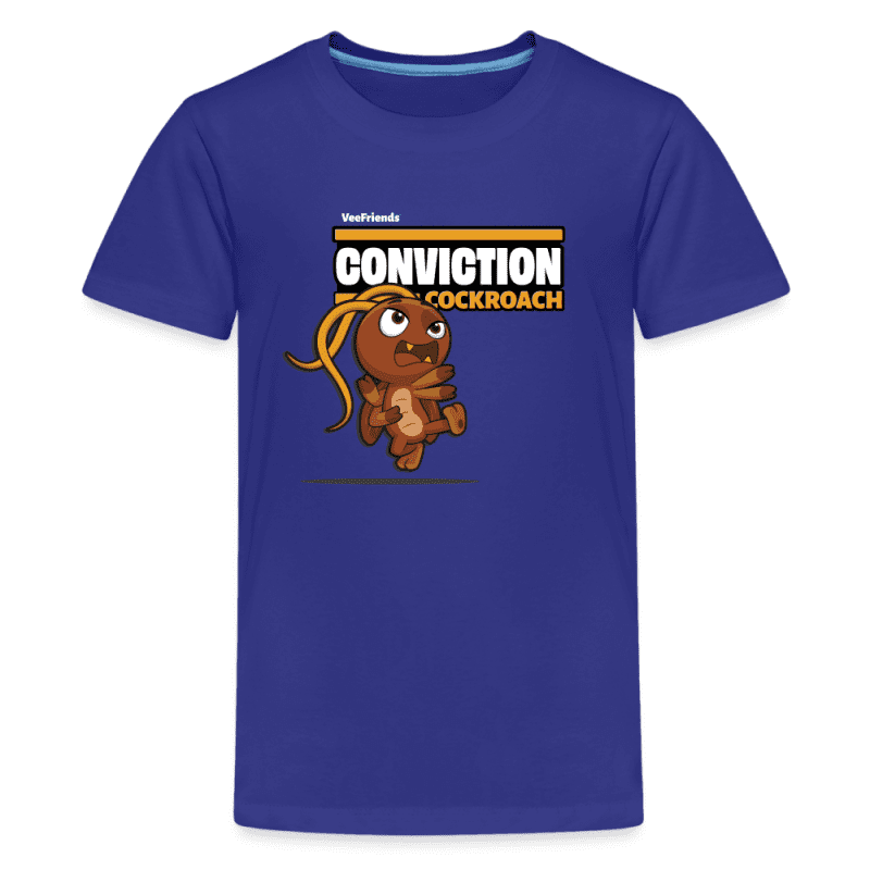 Conviction Cockroach Character Comfort Kids Tee - royal blue