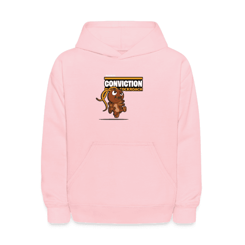 Conviction Cockroach Character Comfort Kids Hoodie - pink