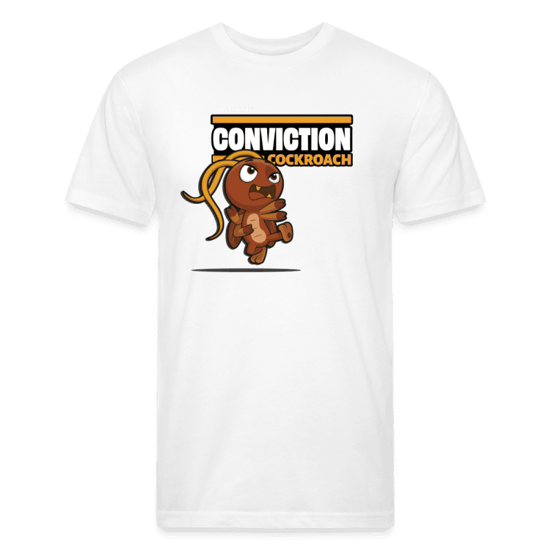 Conviction Cockroach Character Comfort Adult Tee - white