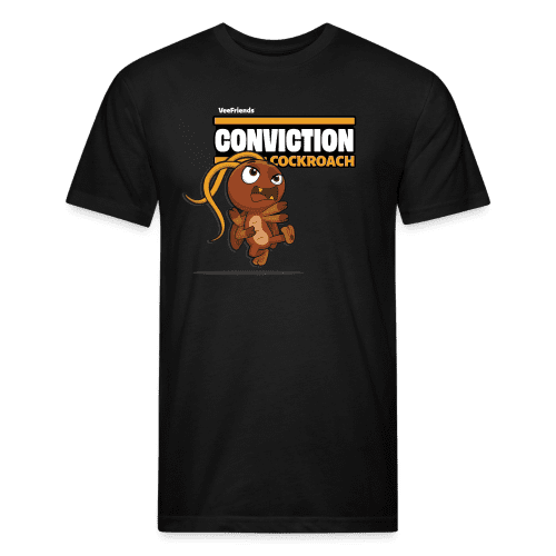 Conviction Cockroach Character Comfort Adult Tee - black