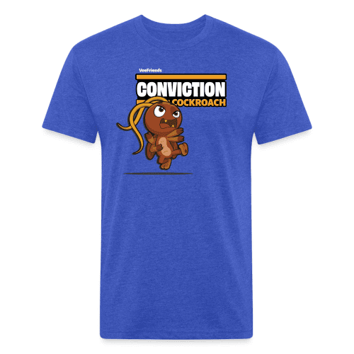 Conviction Cockroach Character Comfort Adult Tee - heather royal