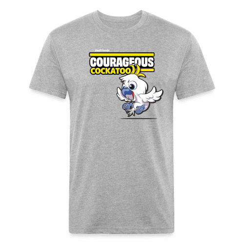 Courageous Cockatoo Character Comfort Adult Tee - heather gray