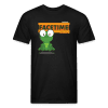 Facetime Frog Character Comfort Adult Tee - black