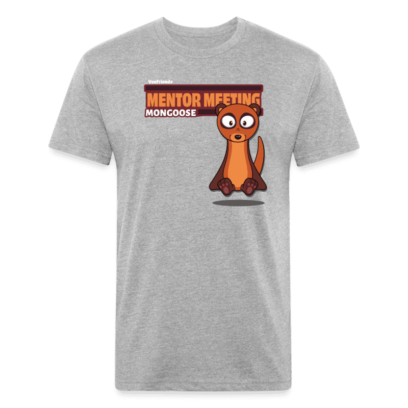 Mentor Meeting Mongoose Character Comfort Adult Tee - heather gray