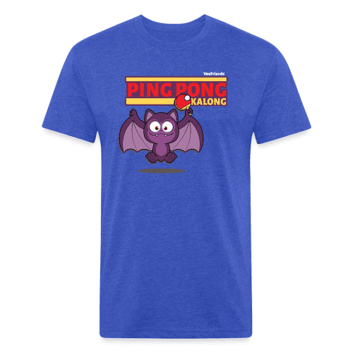 Ping Pong Kalong Character Comfort Adult Tee - heather royal