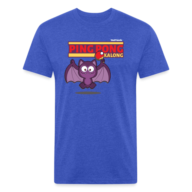 Ping Pong Kalong Character Comfort Adult Tee - heather royal