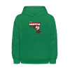 Courteous Coyote Character Comfort Kids Hoodie - kelly green