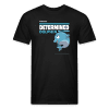 Determined Dolphin Character Comfort Adult Tee - black