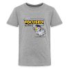 Focused Falcon Character Comfort Kids Tee - heather gray