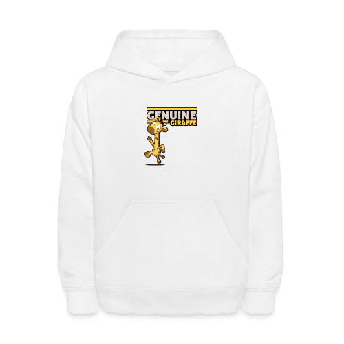 Genuine Giraffe Character Comfort Kids Hoodie - white