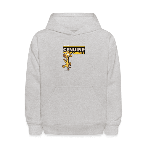 Genuine Giraffe Character Comfort Kids Hoodie - heather gray