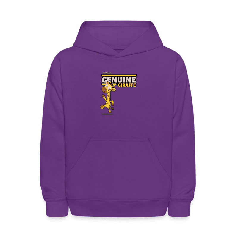 Genuine Giraffe Character Comfort Kids Hoodie - purple