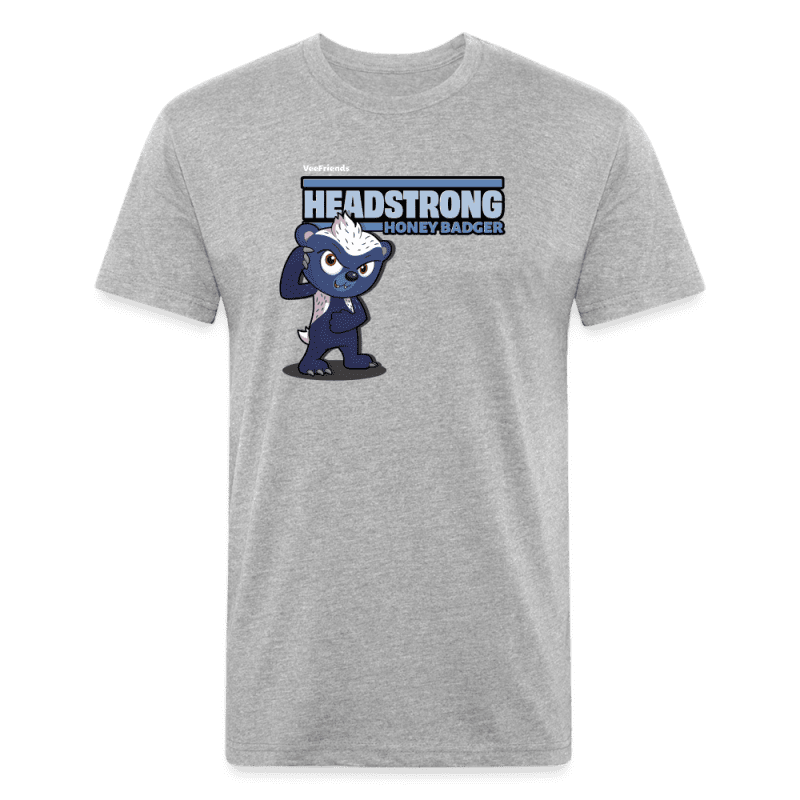 Headstrong Honey Badger Character Comfort Adult Tee - heather gray