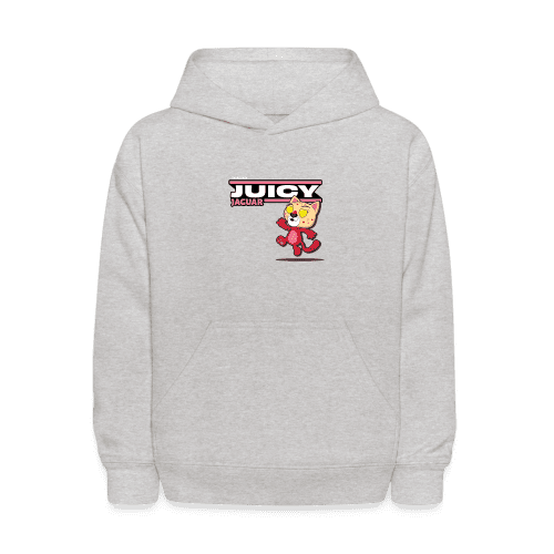 Juicy Jaguar Character Comfort Kids Hoodie - heather gray