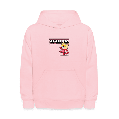 Juicy Jaguar Character Comfort Kids Hoodie - pink