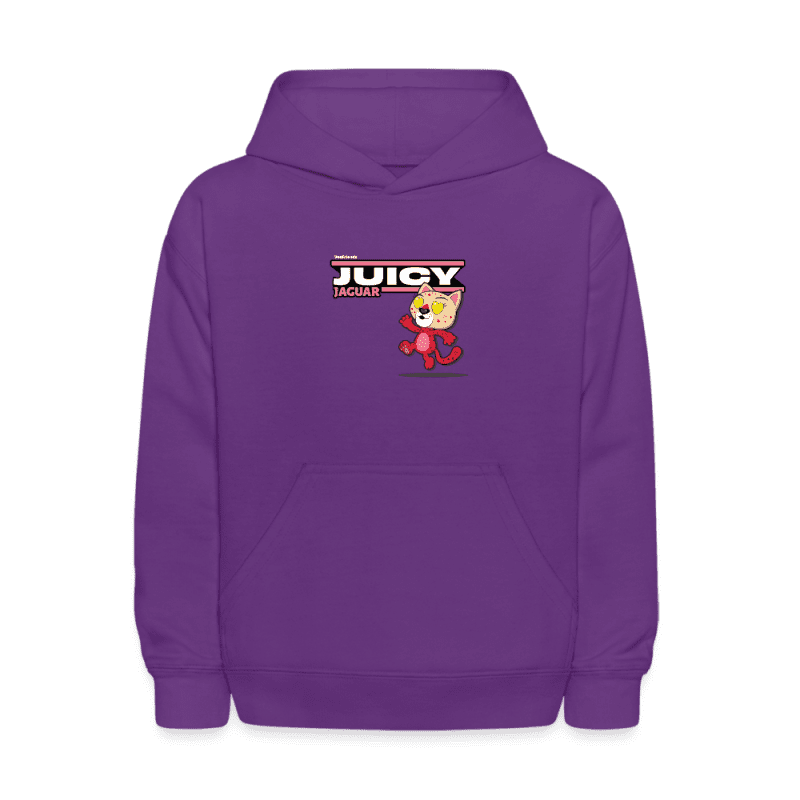 Juicy Jaguar Character Comfort Kids Hoodie - purple