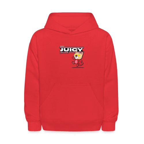 Juicy Jaguar Character Comfort Kids Hoodie - red