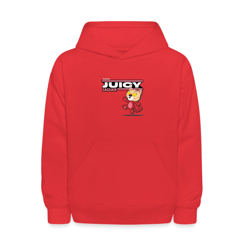 Juicy Jaguar Character Comfort Kids Hoodie - red