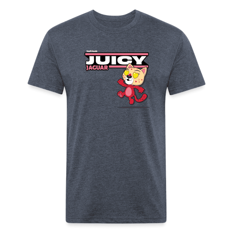 Juicy Jaguar Character Comfort Adult Tee - heather navy