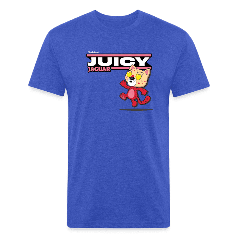 Juicy Jaguar Character Comfort Adult Tee - heather royal