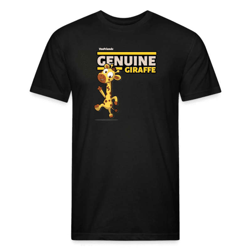 Genuine Giraffe Character Comfort Adult Tee - black