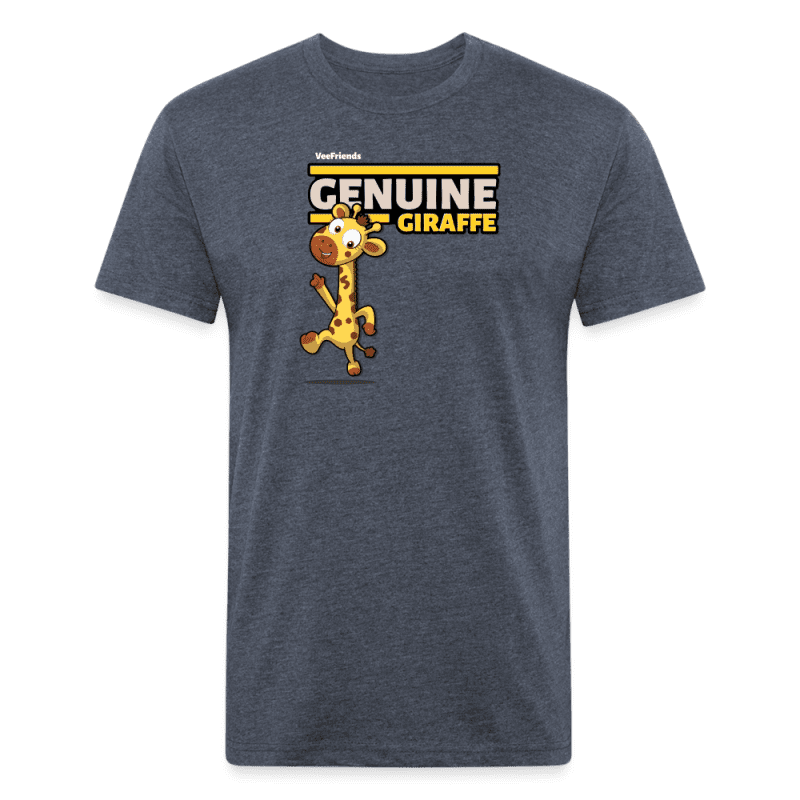 Genuine Giraffe Character Comfort Adult Tee - heather navy