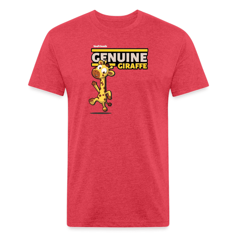 Genuine Giraffe Character Comfort Adult Tee - heather red