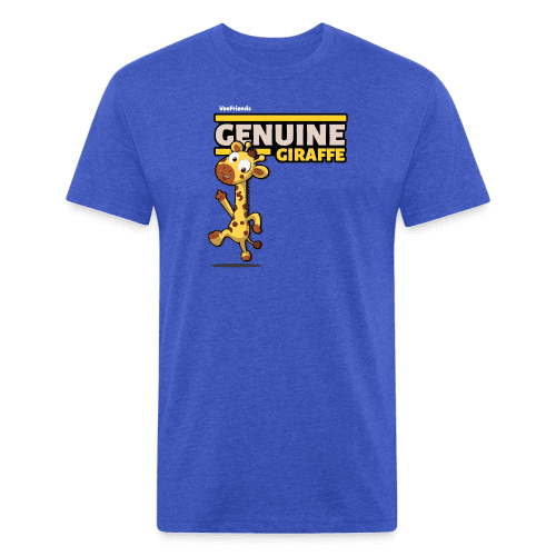 Genuine Giraffe Character Comfort Adult Tee - heather royal