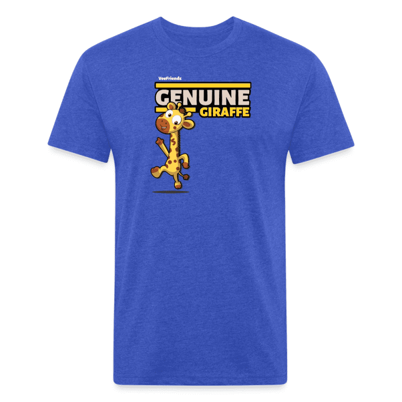 Genuine Giraffe Character Comfort Adult Tee - heather royal