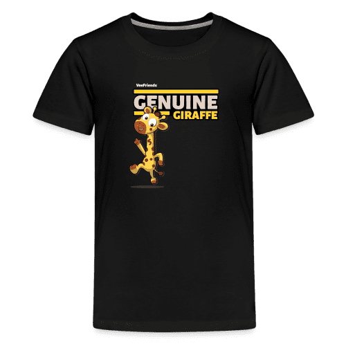 Genuine Giraffe Character Comfort Kids Tee - black