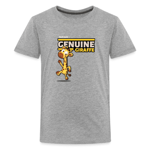 Genuine Giraffe Character Comfort Kids Tee - heather gray