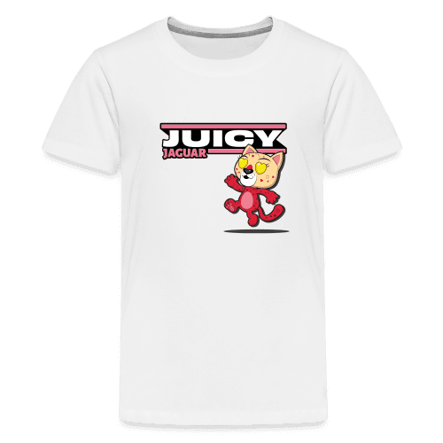 Juicy Jaguar Character Comfort Kids Tee - white