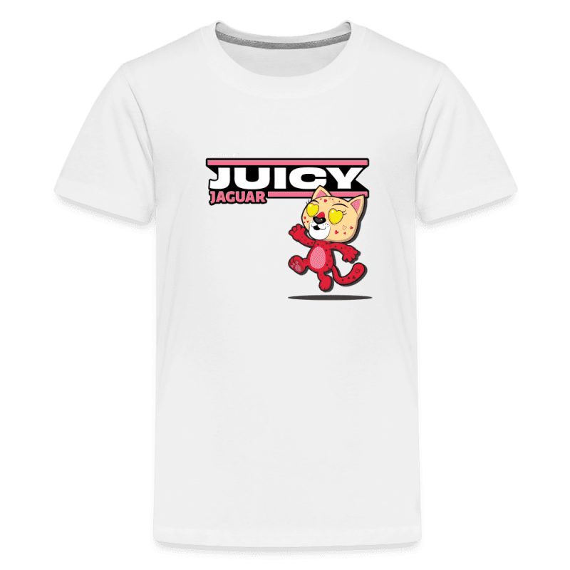 Juicy Jaguar Character Comfort Kids Tee - white