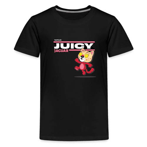 Juicy Jaguar Character Comfort Kids Tee - black