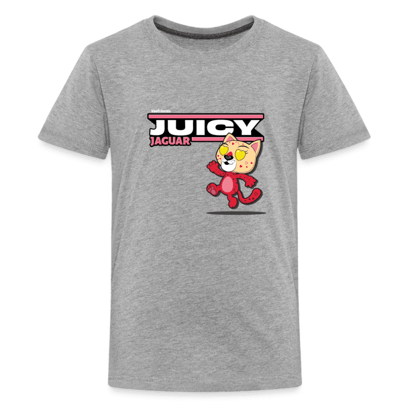 Juicy Jaguar Character Comfort Kids Tee - heather gray