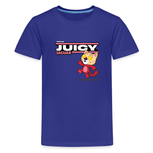 Juicy Jaguar Character Comfort Kids Tee - royal blue